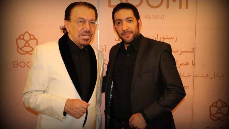 The second violinist in the concert of the Station's Orchestra - Nasser Cheshm Azar