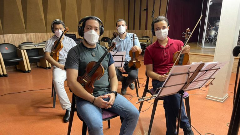 Ensemble master in Recording with Bell Strings Ensemble