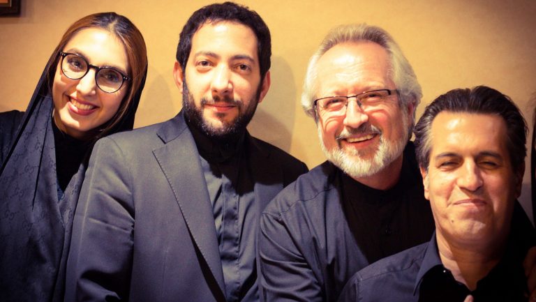 The second meister violin in the Jam Orchestra Concert Conducted by Reza Darbandi