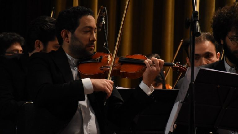 Meister's concert at the Artam Orchestra Concert conducted by Ahmed Moghadasizadeh