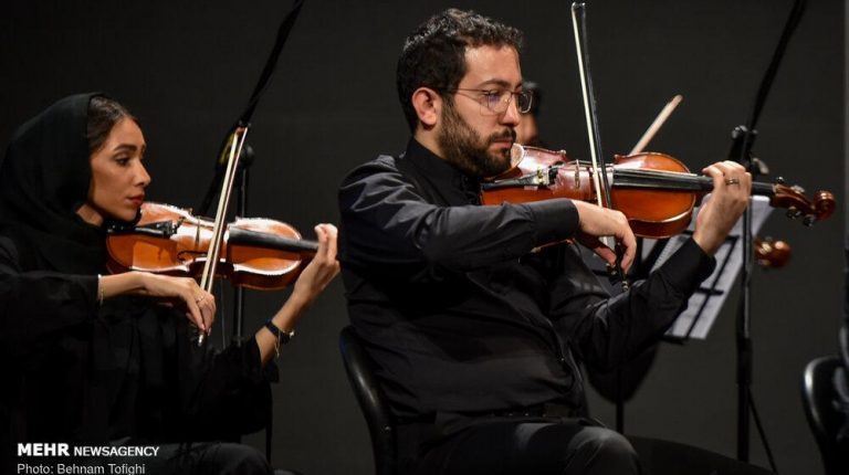 Violin I in oncert with Borj e Milad Orchestra - Municipality