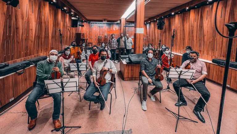 Violin Player in The recording of Ahmed Moghdisizadeh's project (The last recording of the century)