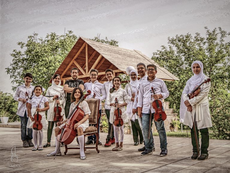 Behrad Soukhakian in the Rebec Chamber Orchestra, Performing Music Canon