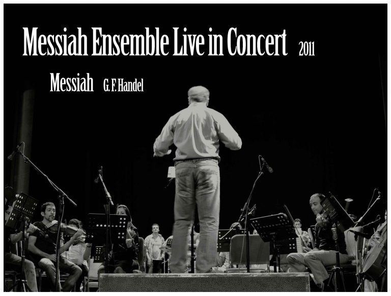 Behrad Soukhakian in the Mesaya Orchestra Concert, the piece Messiah