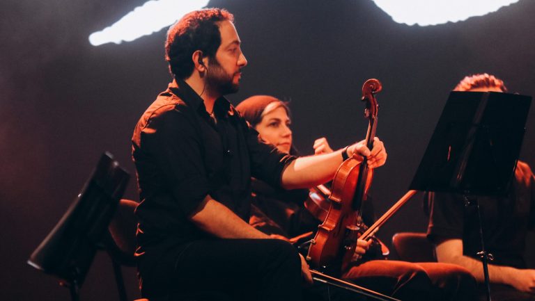 Concert with Arman Garshasbi in Milad Tower and Spinas Palace Hotel in Tehran