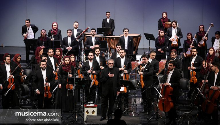 بهراد سوخکیان در کنسرت ارکستر ملی ایران