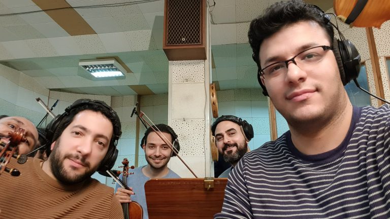 بهراد سوخکیان در ضبط با بل استرینگ