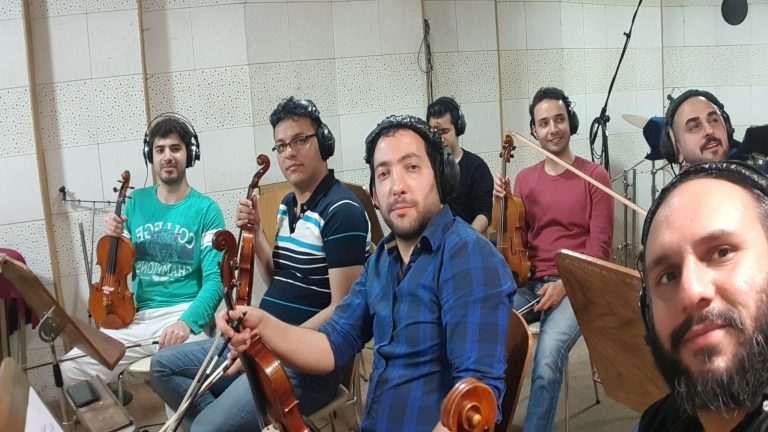 مایستر آنسامبل بل استرینگ برای ضبط موسیقی ساخته مهدی پناهی